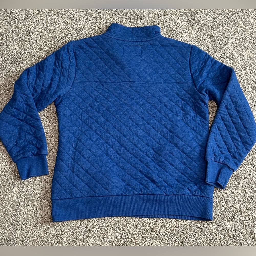 Florida Gators Colosseum Women’s Quilted Blue and Orange Crewneck Sweater Size M - Picture 2 of 5